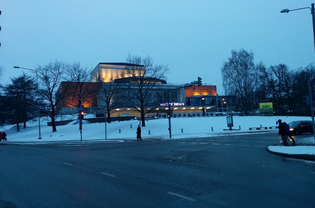 Tartu Theatre "Vanemuine". Outdoor view. rephoto