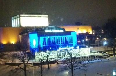 Tartu Theatre "Vanemuine". Outdoor view. rephoto