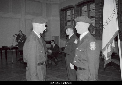 Politsei 76. aastapäeva pidulik aktus Mustpeade majas.  similar photo