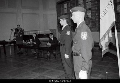 Politsei 76. aastapäeva pidulik aktus Mustpeade majas.  similar photo