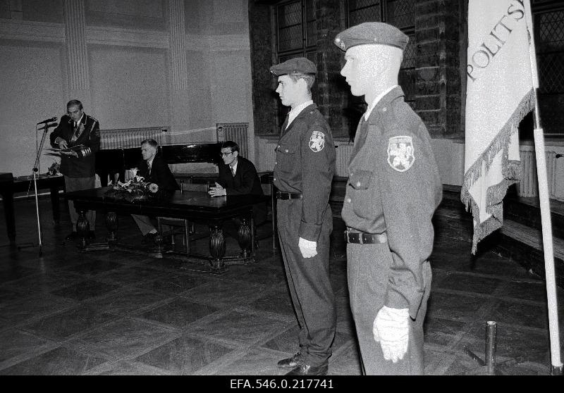 Politsei 76. aastapäeva pidulik aktus Mustpeade majas.