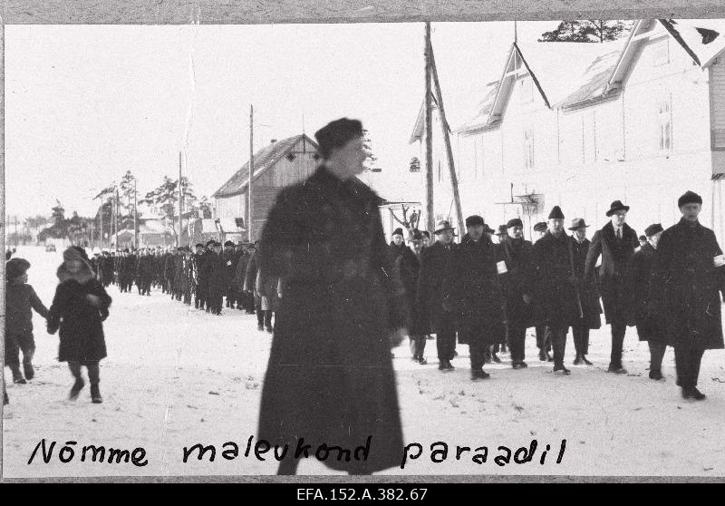 Kaitseliidu Tallinna Malev. Õppused, paraadid jne.