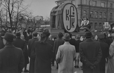 Tallinn. 1. mai paraad 1950  similar photo