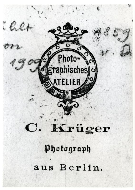 Joachim Christian Krügeri signatuur