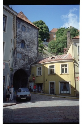 Long foot gates tower in Tallinn Old Town  similar photo