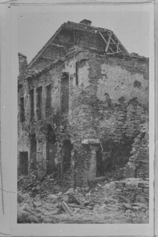 Narva sõjapurustused. Maja Suur tänav 24