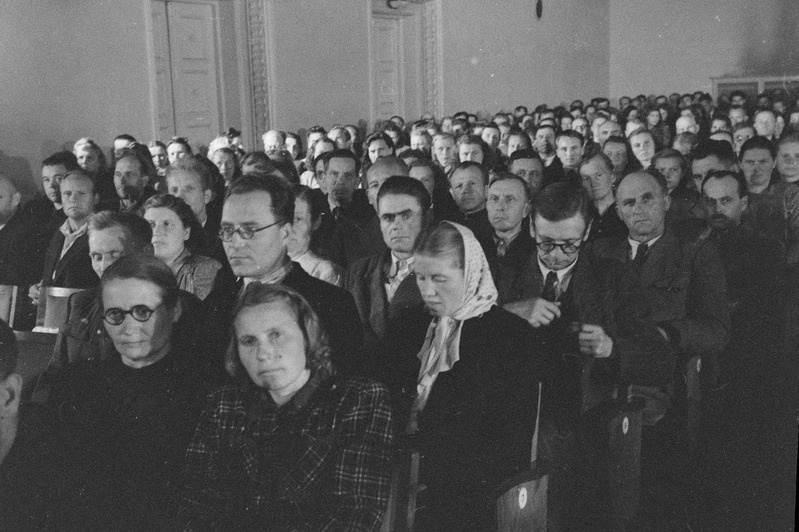 Loomakasvatajate üleriigiline kokkutulek Estonia kontserdisaalis. Vaade saalile.