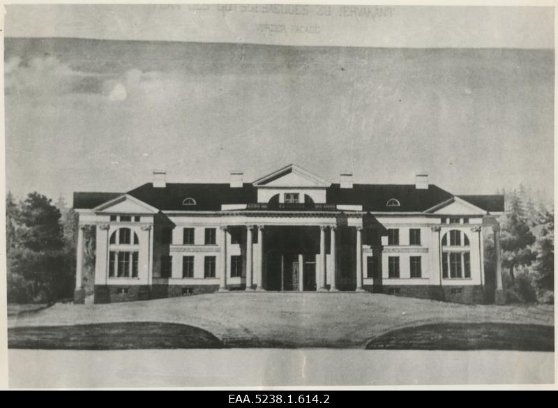 Järvakandi mõisa peahoone plaan (1877)