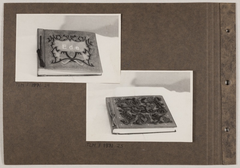 Nahkalbum. Kaanel nimi "Ede"