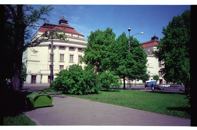 View on the front of Estonia Theatre