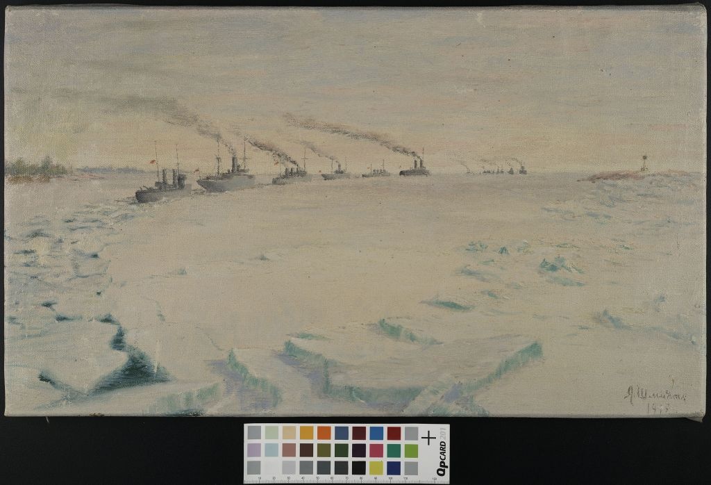 õlimaal, "Laevade karavan merel"