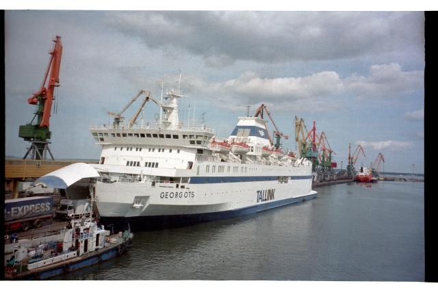 Passenger Ship Georg Ots Tallinn Travel Port