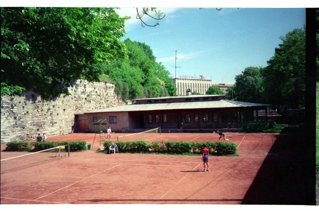 Harjuoru tennis courts in Tallinn on the Kaarli Road