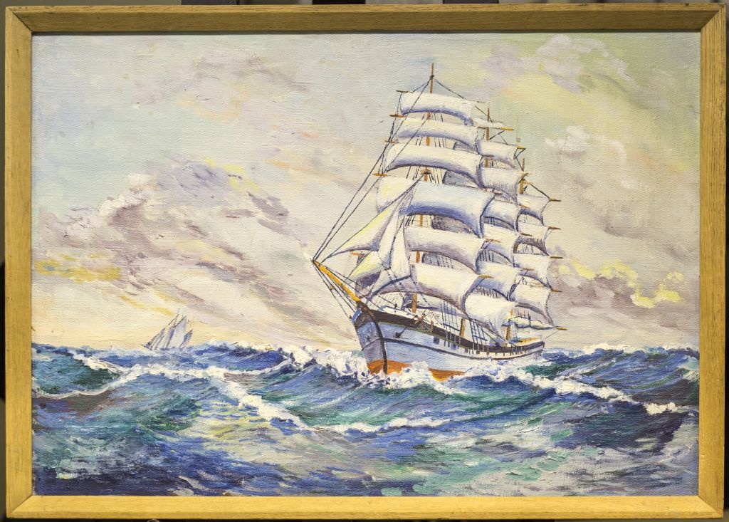 õlimaal, "Purjelaev merel"