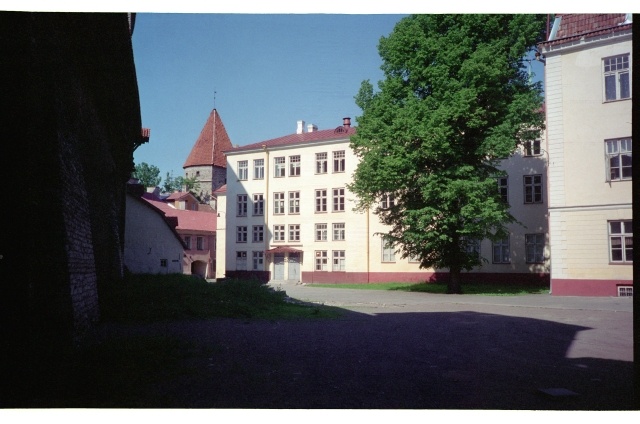 View of Gustav Adolf Gymnasium building