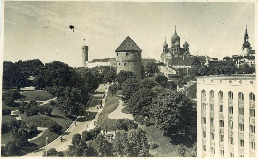 Tallinn, vaade Toompeale Jaani kiriku tornist.