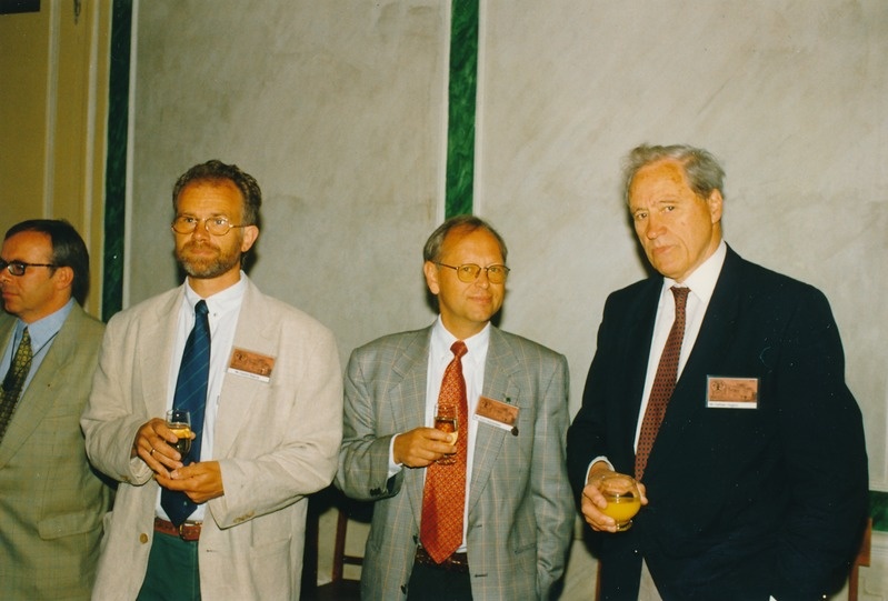 Tartu laululava avamine. Vastuvõtt raekojas laululava avamise puhul. Tartu, juuni 1994.