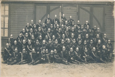 Tartu tuletõrjujad paraadvormis, 1920-1930. aastad.  similar photo