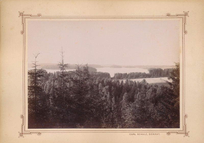 Lõuna-Eesti maastik, Pühajärv. Valgamaa, 1880-1890.