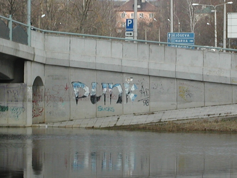 Digifoto. Grafiti avalikus linnaruumis. Tartu, 2004.