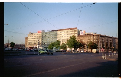 View of the buildings located near Viru Lighthouse in Tallinn  similar photo