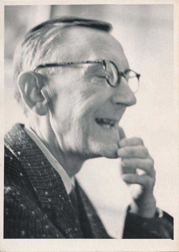 Portreefoto. Kunstikriitik Villem Erm. Tartu, 1970ndatel.