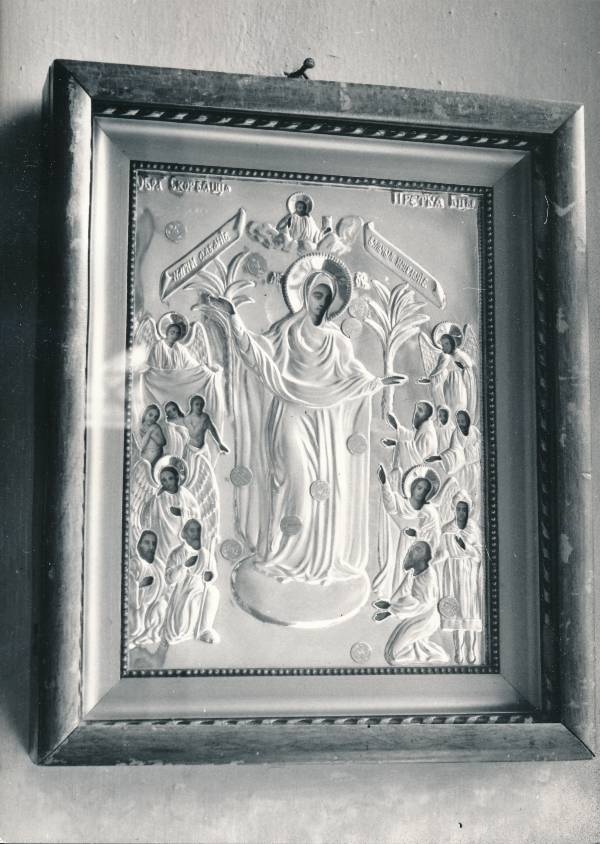 Tartu kirikutes leiduvad kultusesemed. Ikoon Kannataja Jumalaema.