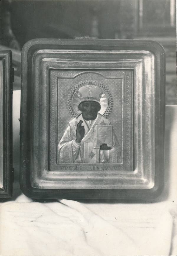 Tartu kirikutes leiduvad kultusesemed. Ikoon Püha Nikolai Imetegija.