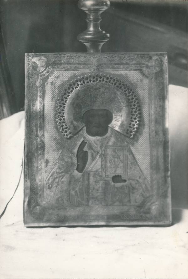 Tartu kirikutes leiduvad kultusesemed. Ikoon Püha Nikolia Imetegija.