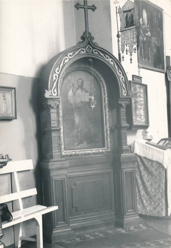 Tartu kirikutes leiduvad kultusesemed. Ikoon geoodiga Kristus Logos.