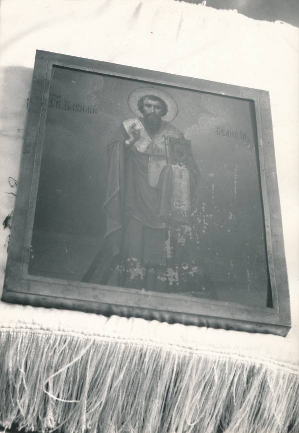 Tartu kirikutes leiduvad kultusesemed. Ikoon Püha Vassili Suur.