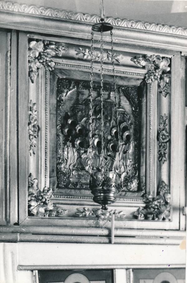 Tartu kirikutes leiduvad kultusesemed. Ikoon vanausuliste palvemajas, Põik tn 10. 1976.a.