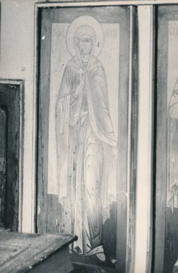 Tartu kirikutes leiduvad kultusesemed. Ikoon vanausuliste palvemajas, Põik tn 10. 1976.a.