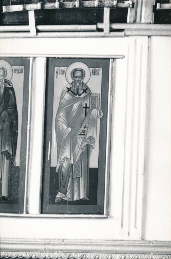 Tartu kirikutes leiduvad kultusesemed. Ikoon vanausuliste palvemajas, Põik tn 10. 1976.a.