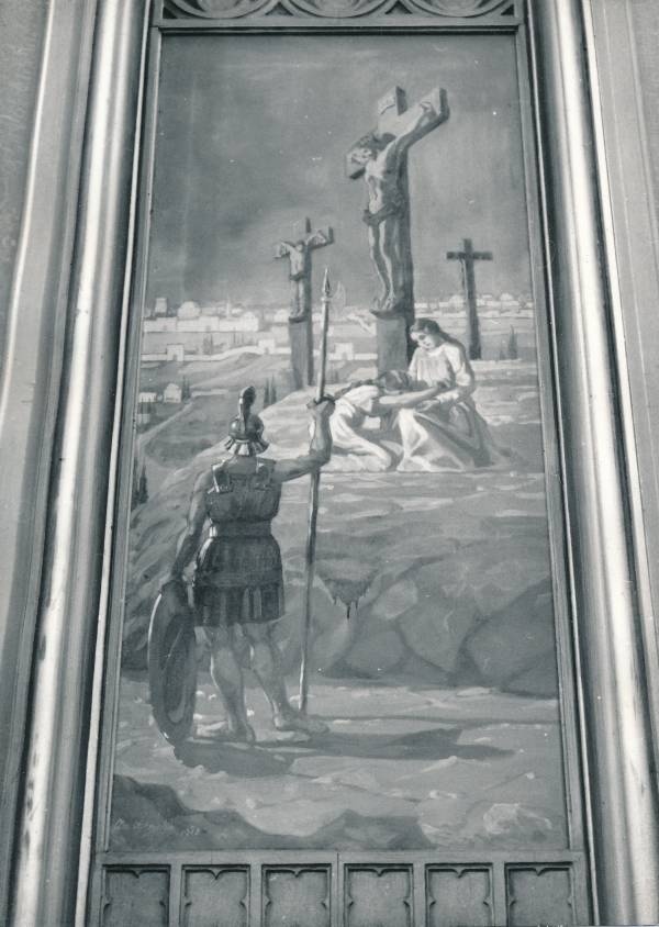 Tartu kirikutes leiduvad kultusesemed. Altari vasakpoolne tiib Peetri kirikus, Narva mnt 104. 1976.a.