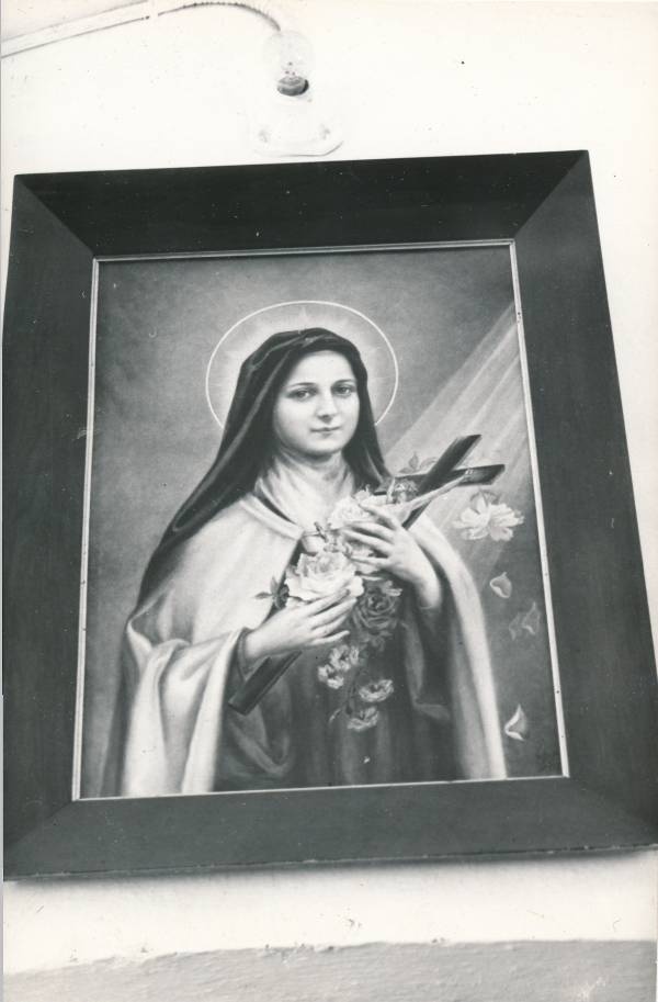 Tartu kirikutes leiduvad kultusesemed. Gravüür Katoliku kirikus, Veski (Burdenko) tn 1. 1976.a.