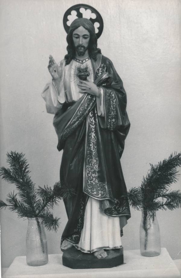 Tartu kirikutes leiduvad kultusesemed. Puuskulptuur Katoliku kirikus, Veski (Burdenko) tn 1. 1976.a.