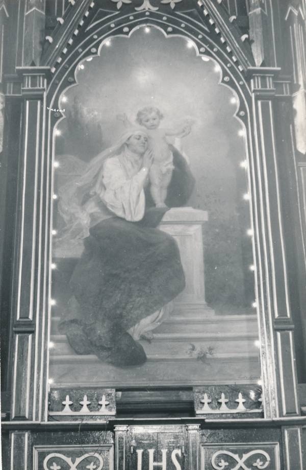 Tartu kirikutes leiduvad kultusesemed. Altarimaal Katoliku kirikus, Veski (Burdenko) tn 1. 1976.a.