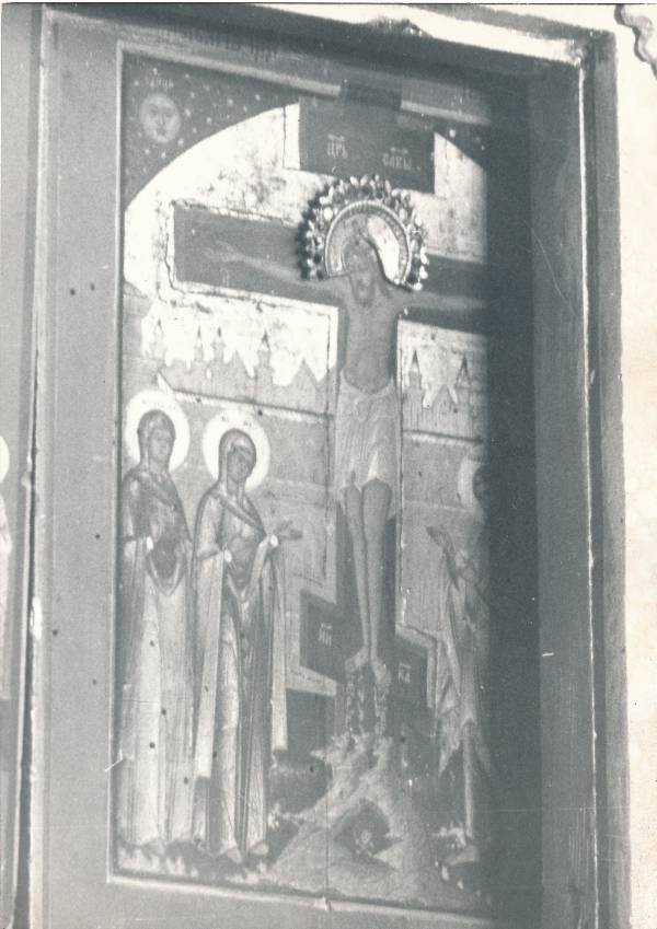 Tartu kirikutes leiduvad kultusesemed. Ikoon vanausuliste palvemajas, Põik tn 10. 1976.a.
