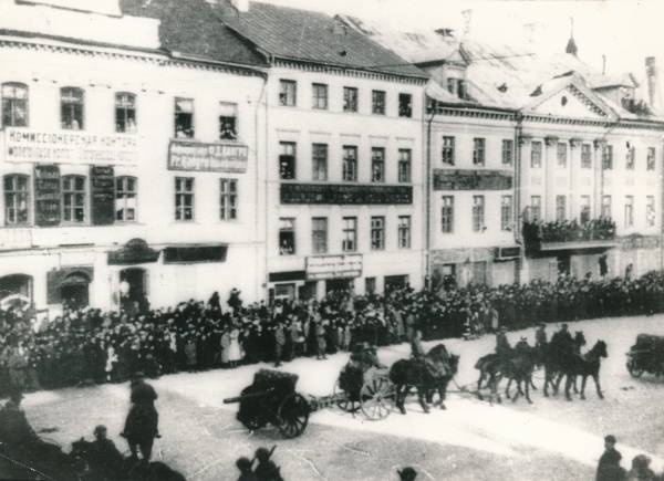 Tartu linnavaade. Saksa vägede saabumine. 24.02.1918.a.