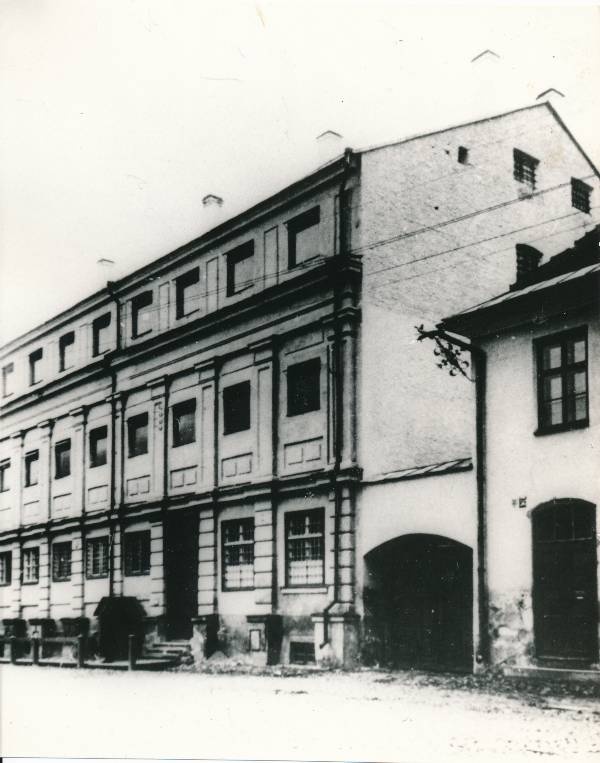 Tartu linnavaade. Vangla Jaani tn. 1930ndatel.