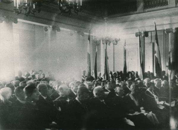 Tartu Ülikool. 300. aasta juubelipidustuste aktus aulas. 30.06.1932.a.