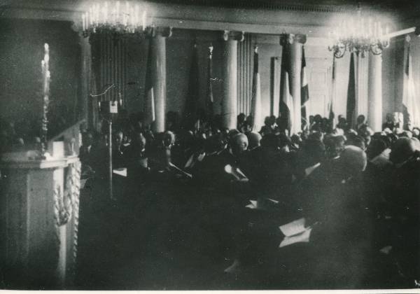 Tartu Ülikool. 300. aasta juubelipidustuste aktus aulas. 30.06.1932.a.