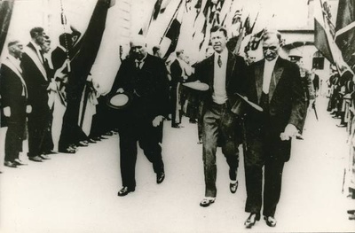 Tartu Ülikool. Rootsi kroonprints Gustaf VI Adolf 300. aasta juubelipidustustel. 30.06.1932.a.  duplicate photo