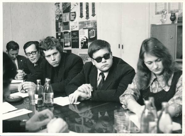 TÜ komsomolikomitees kohtumine 1973a.