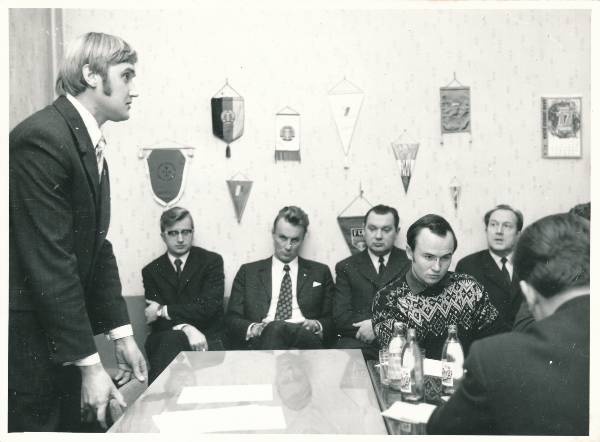TÜ komsomolikomitees kohtumine 1973a.