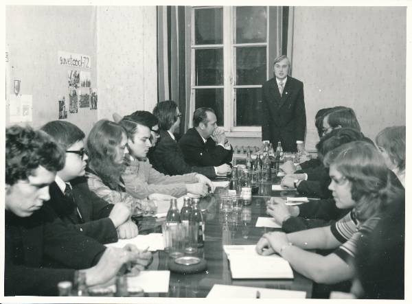 TÜ komsomolikomitees kohtumine 1973a.