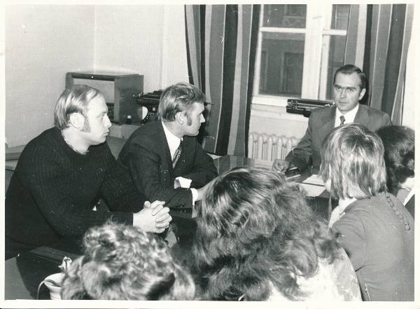 TÜ komsomolikomitee kohtumine 1974a.