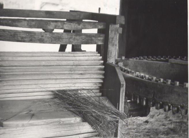 Linamurdmismasina ülaosa ja ajam