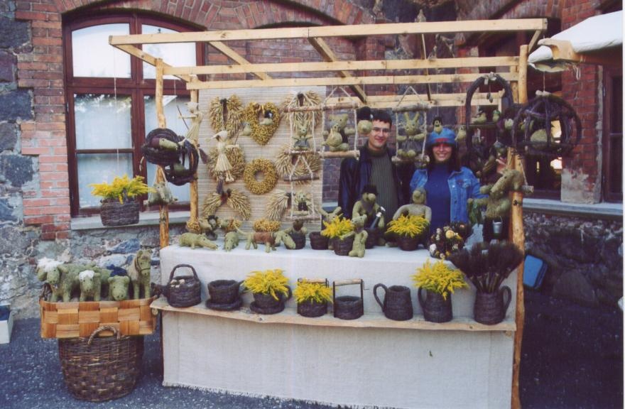 Ülle Pauskari looduslikust materjalist kaunistused